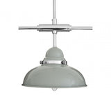 Jasper Pendant Light, Enamel, Grey