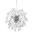 Pendant Light, Chrome, Glass, Silver