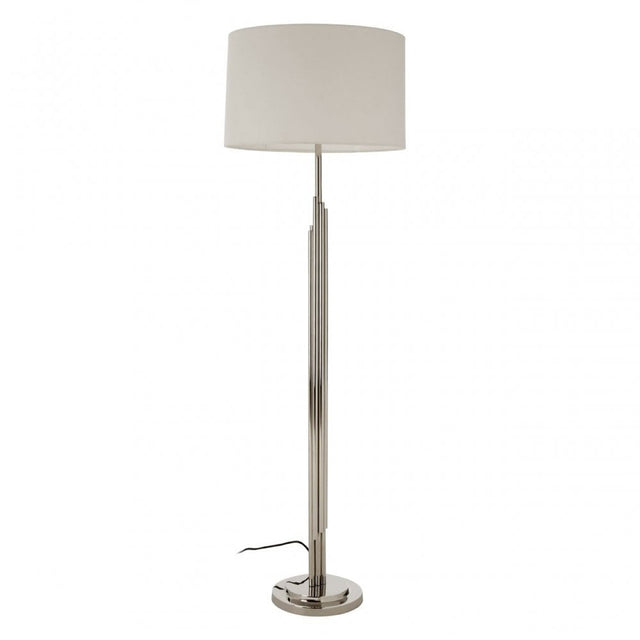 Mallo Floor Lamp, Stainless Steel, Silver