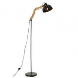 Blair Floor Lamp, Wood, Black