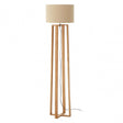Lea Wooden Floor Lamp