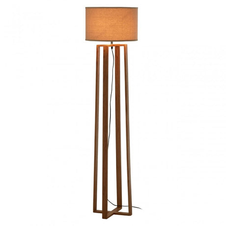 Lea Wooden Floor Lamp