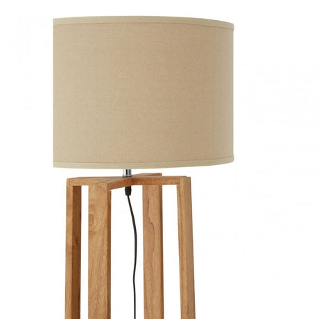 Lea Wooden Floor Lamp