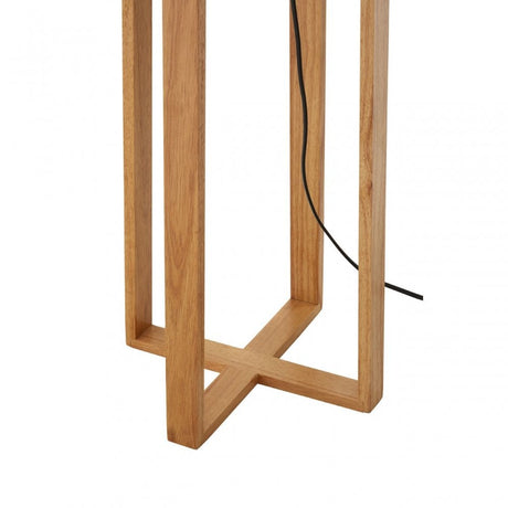 Lea Wooden Floor Lamp