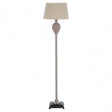 Ulalia Floor Lamp, Glass, Iron, Linen
