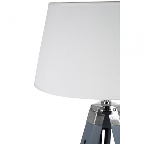 Grey Bailey Tripod Floor Lamp, Grey