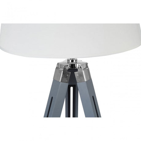Grey Bailey Tripod Floor Lamp, Grey