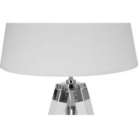 White Bailey Tripod Floor Lamp, White