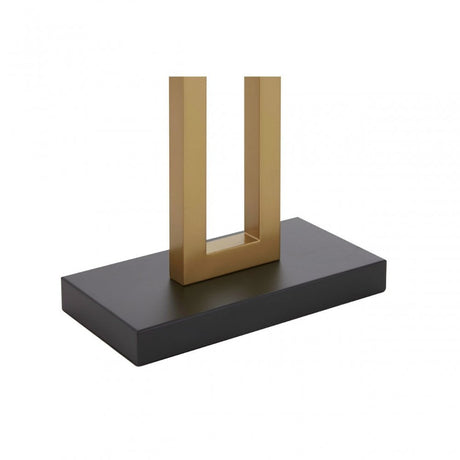 Leora Floor Lamp, Fabric, Gold