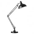 Study Floor Lamp, Metal, Black