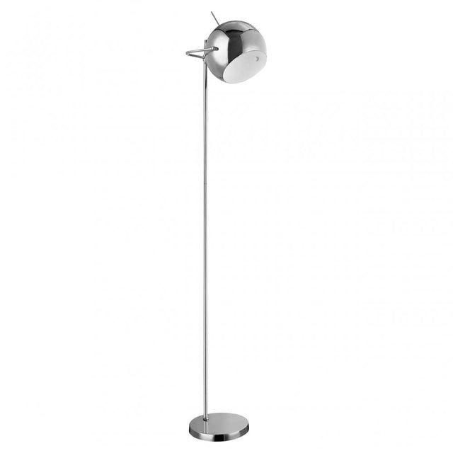 Floor Lamp, Metal, Silver