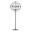 Orbital Floor Lamp, Chromed Metal