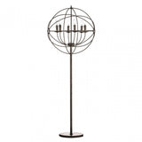 Orbital Floor Lamp, Chromed Metal