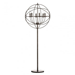 Orbital Floor Lamp, Chromed Metal