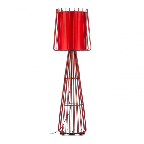 Aria Floor Lamp, Ceramic, Red