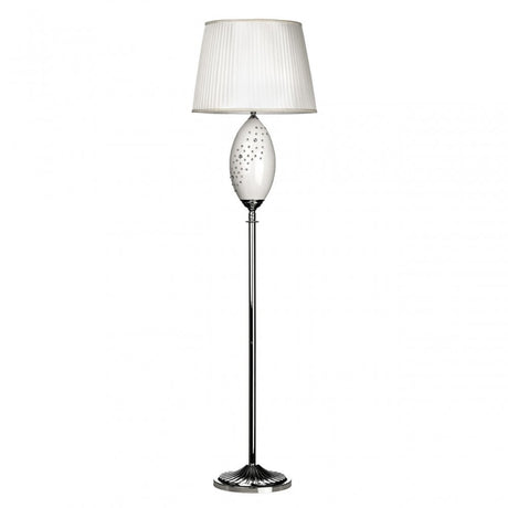 Maisy Floor Lamp, Ceramic, White