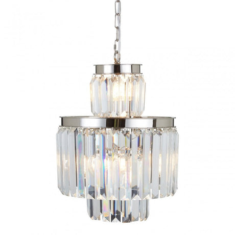 Tuskin Pendant Light, Iron, K9 Crystal