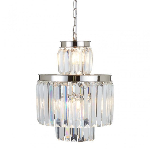 Tuskin Pendant Light, Iron, K9 Crystal