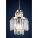 Tuskin Pendant Light, Iron, K9 Crystal