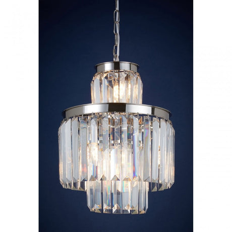 Tuskin Pendant Light, Iron, K9 Crystal