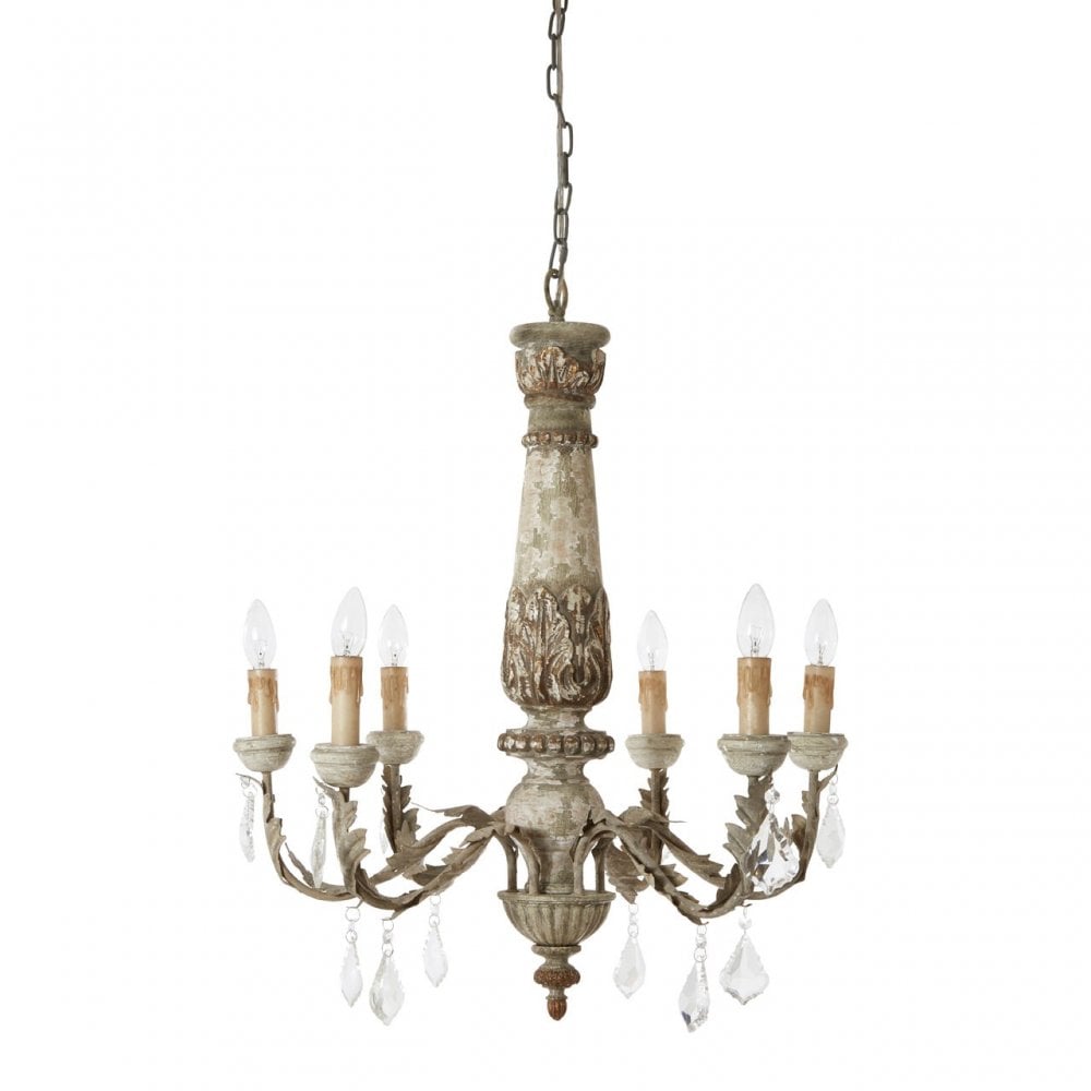 Pavatti Chandelier, Wood