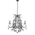 Cassandra Chandelier, Chrome, Crystal, Silver