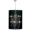 Calice Chandelier, Chrome, Voile, Black