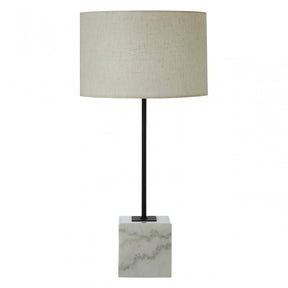 Murdoch Marble Base Table Lamp, White