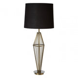 Reginald Antique Brass Table Lamp, Brass