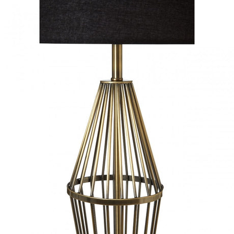 Reginald Antique Brass Table Lamp, Brass