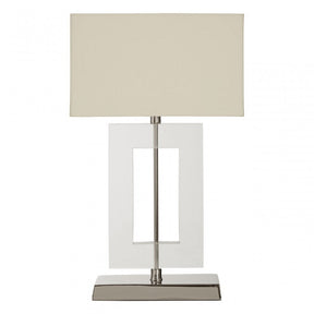 Laurel Table Lamp, Aluminium, Beige