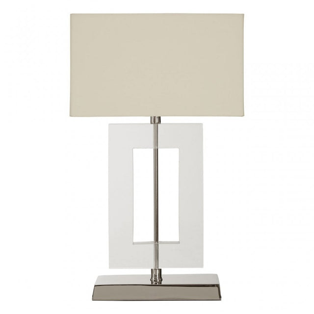 Laurel Table Lamp, Aluminium, Beige