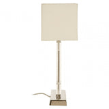 Laurel Table Lamp, Aluminium, Beige