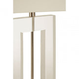 Laurel Table Lamp, Aluminium, Beige