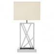 Trajectory Table Lamp, Stainless Steel, Silver