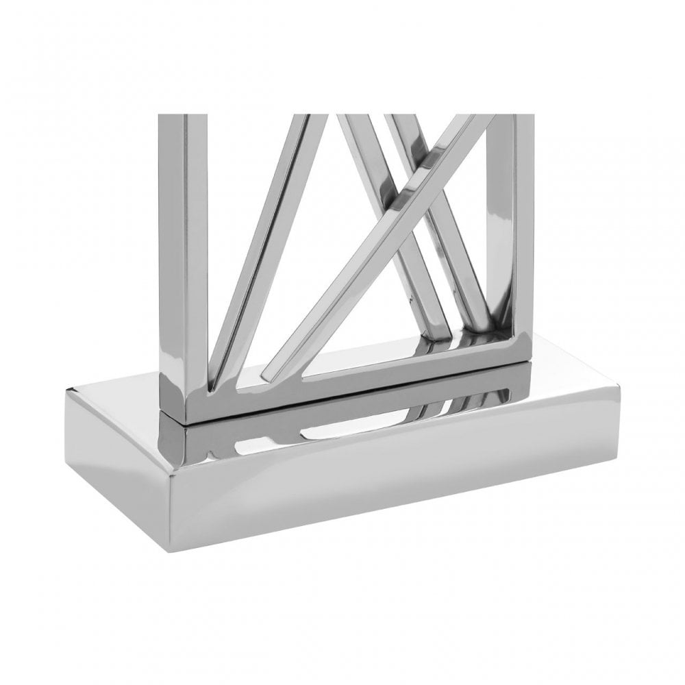 Trajectory Table Lamp, Stainless Steel, Silver