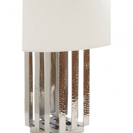 Brendan Table Lamp, Stainless Steel, Silver