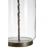 Unita Table Lamp, Fabric, Glass, Grey