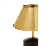 Melvin Empire Shade Table Lamp, Aluminium, Iron, Steel, Gold
