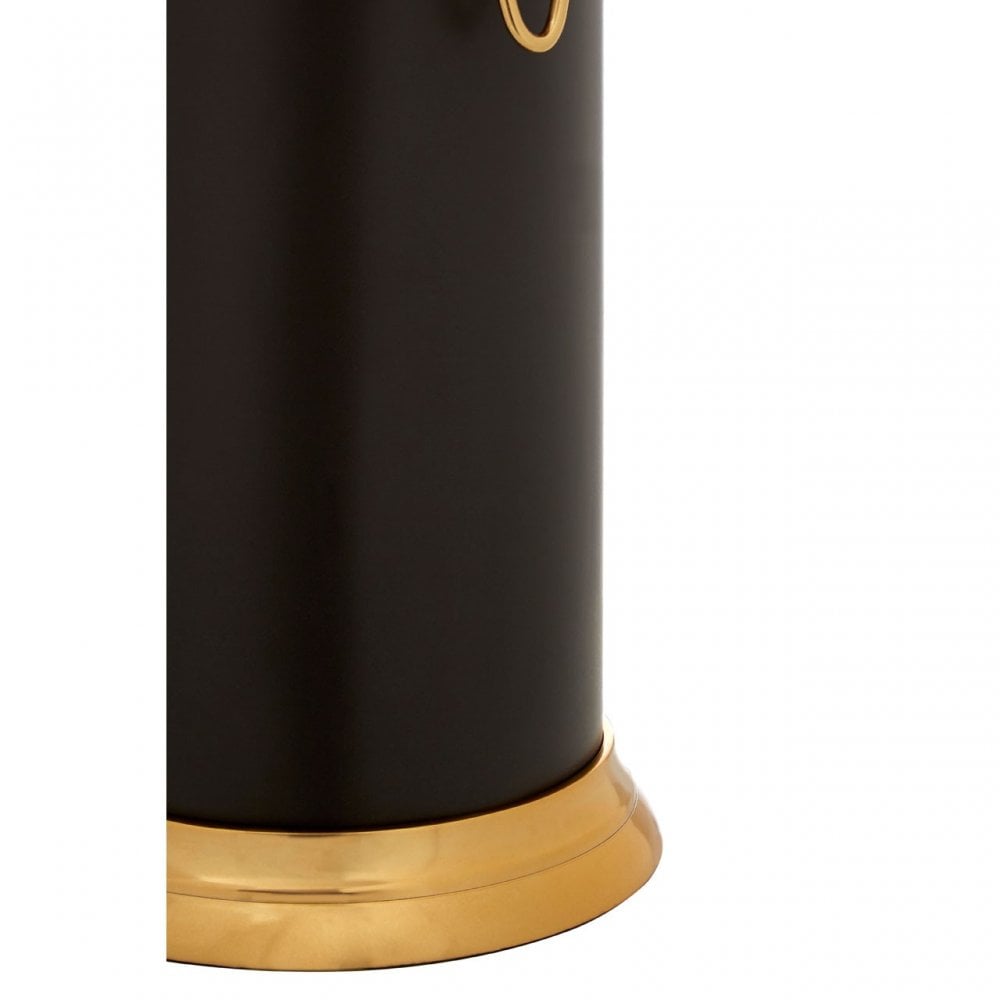 Melvin Empire Shade Table Lamp, Aluminium, Iron, Steel, Gold