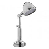 Macon Table Lamp, Aluminium, Brass, Iron, Steel, Silver