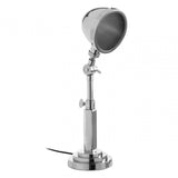 Macon Table Lamp, Aluminium, Brass, Iron, Steel, Silver