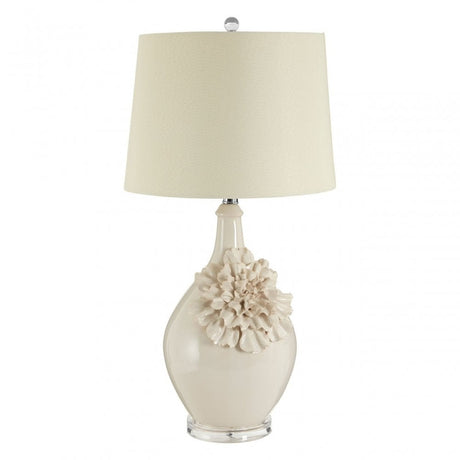 Padma Table Lamp, Ceramic, Linen