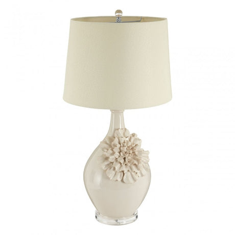 Padma Table Lamp, Ceramic, Linen
