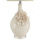 Padma Table Lamp, Ceramic, Linen