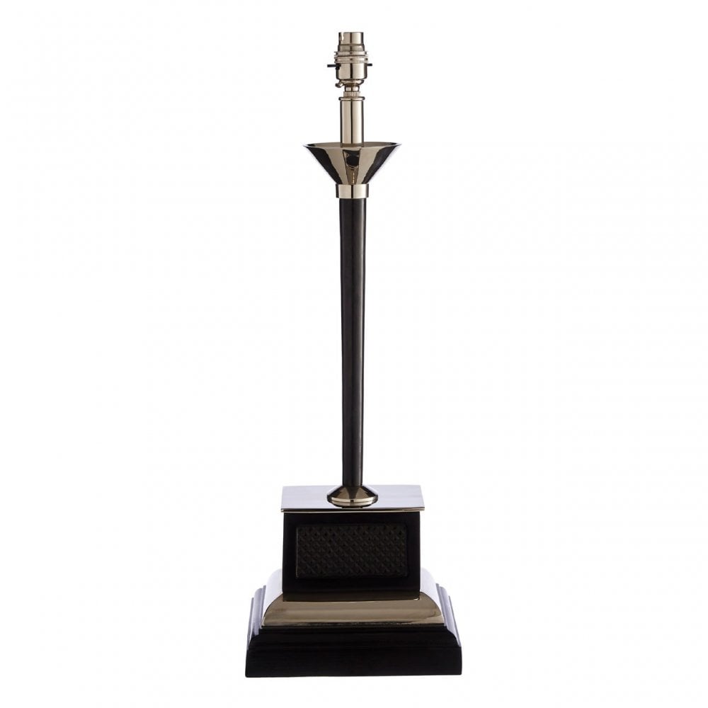 Clanbay Butler Lamp Base, Marble, Brass, Nickel, Black – ideas4lighting