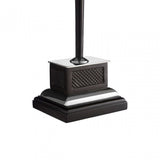 Butler Lamp Base, Marble, Brass, Nickel, Black