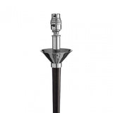 Butler Lamp Base, Marble, Brass, Nickel, Black