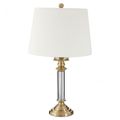 Grand Northern Table Lamp, Crystal, Cream