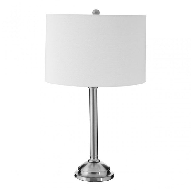 Portobello Table Lamp, Metal, Silver